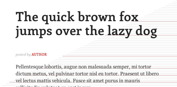 css網站排版中的3中字體樣式